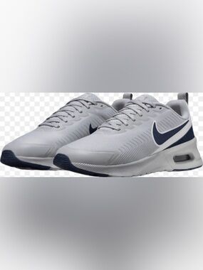 Nike Gray & Navy Men's Running Sneakers